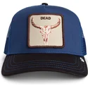kepure-islenkta-ivairiaspalvis-snapback-two-tone-skull-grit-the-farm-goorin-bros