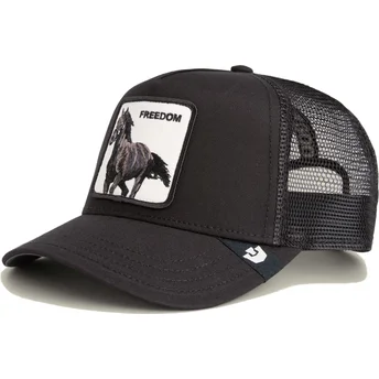 Goorin Bros. Horse Freedom Grit The Farm Black Trucker Hat