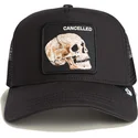 czarna-czapka-trucker-z-czaszka-the-cancelled-skull-grit-the-farm-od-goorin-bros
