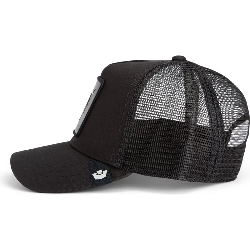 czapka-trucker-czarna-byk-raging-the-farm-od-goorin-bros