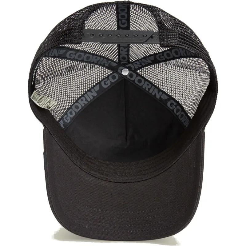 kepure-islenkta-vilkikas-juoda-snapback-vaikams-abeja-the-queen-mini-the-farm-the-farm-de-goorin-bros
