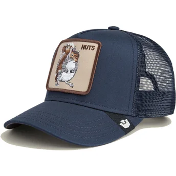 Granatowa czapka trucker dla chłopca wiewiórka Nuts Mini The Farm od Goorin Bros.