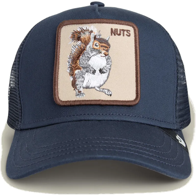 kepure-islenkta-tamsiai-melyna-snapback-vaikams-nuts-mini-the-farm-goorin-bros