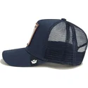 kepure-islenkta-tamsiai-melyna-snapback-vaikams-nuts-mini-the-farm-goorin-bros