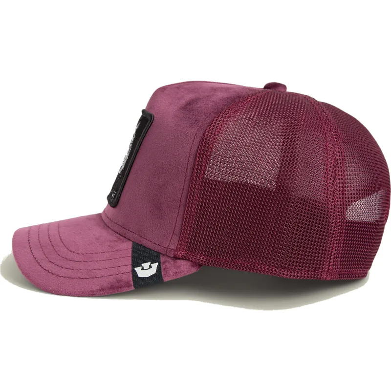 kepure-islenkta-raudona-snapback-savage-tiger-velour-the-farm-goorin-bros