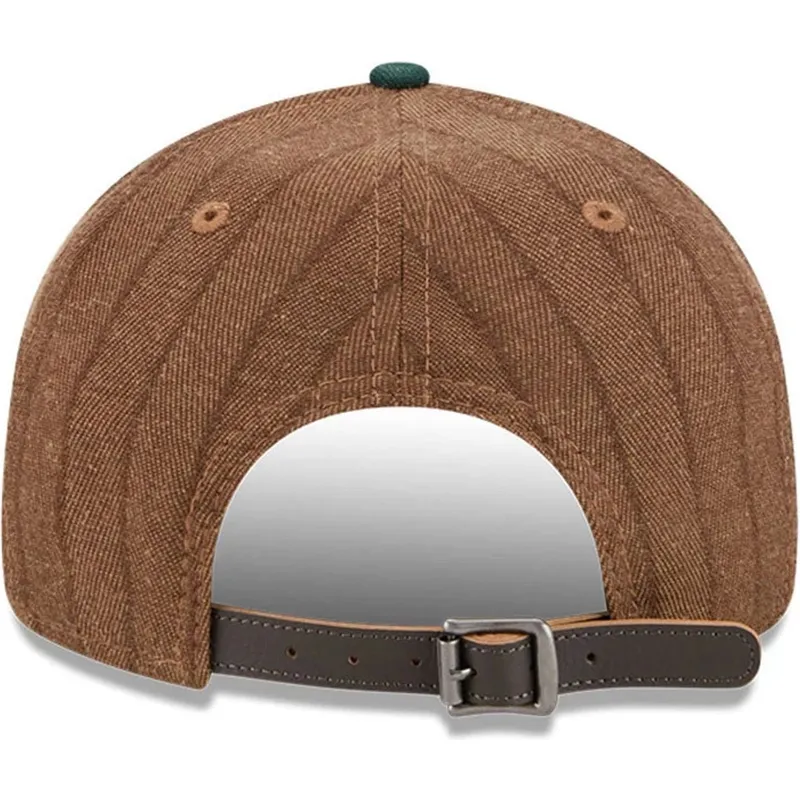kepure-plokscia-ruda-reguliuojamas-9fifty-retro-crown-wool-pinstripe-oakland-athletics-mlb-new-era