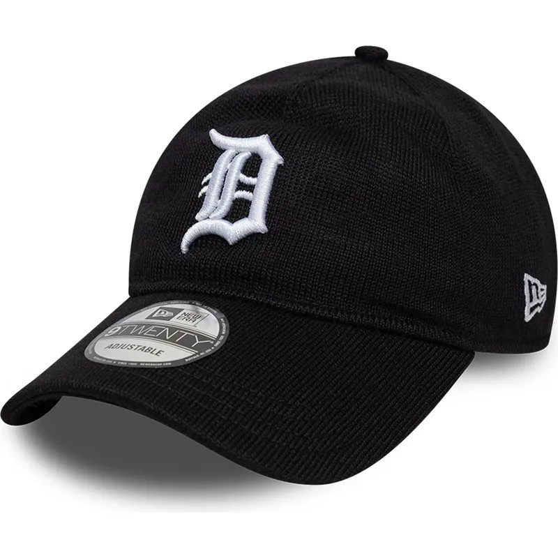 kepure-islenkta-juoda-reguliuojamas-9twenty-merino-wool-detroit-tigers-mlb-new-era