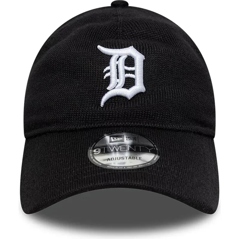 kepure-islenkta-juoda-reguliuojamas-9twenty-merino-wool-detroit-tigers-mlb-new-era