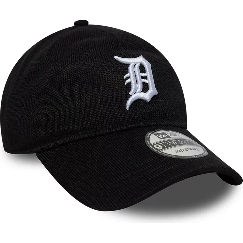 kepure-islenkta-juoda-reguliuojamas-9twenty-merino-wool-detroit-tigers-mlb-new-era