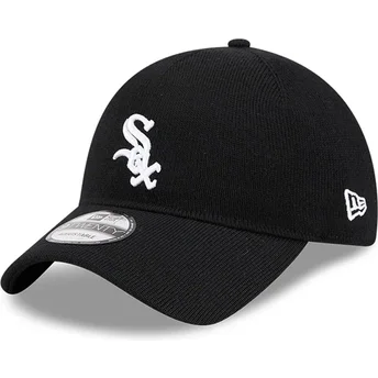 Czarna regulowana czapka z zakrzywionym daszkiem 9TWENTY Merino Wool Chicago White Sox MLB New Era