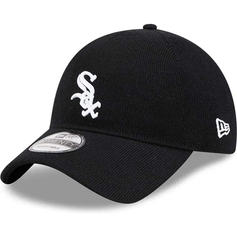 cap-islenkta-black-adjustable-strap-9twenty-merino-wool-chicago-white-sox-mlb-new-era