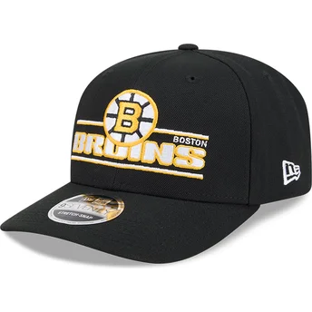 Kepurė išlenkta juoda snapback 9SEVENTY Stretch Snap Stated Boston Bruins NHL New Era