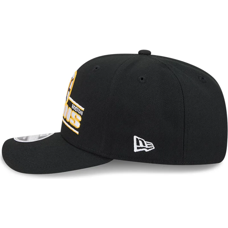kepure-islenkta-juoda-snapback-9seventy-stretch-snap-stated-boston-bruins-nhl-new-era
