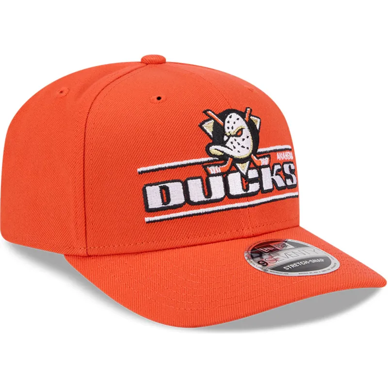 kepure-islenkta-oranzine-snapback-9seventy-stretch-snap-stated-anaheim-ducks-nhl-new-era