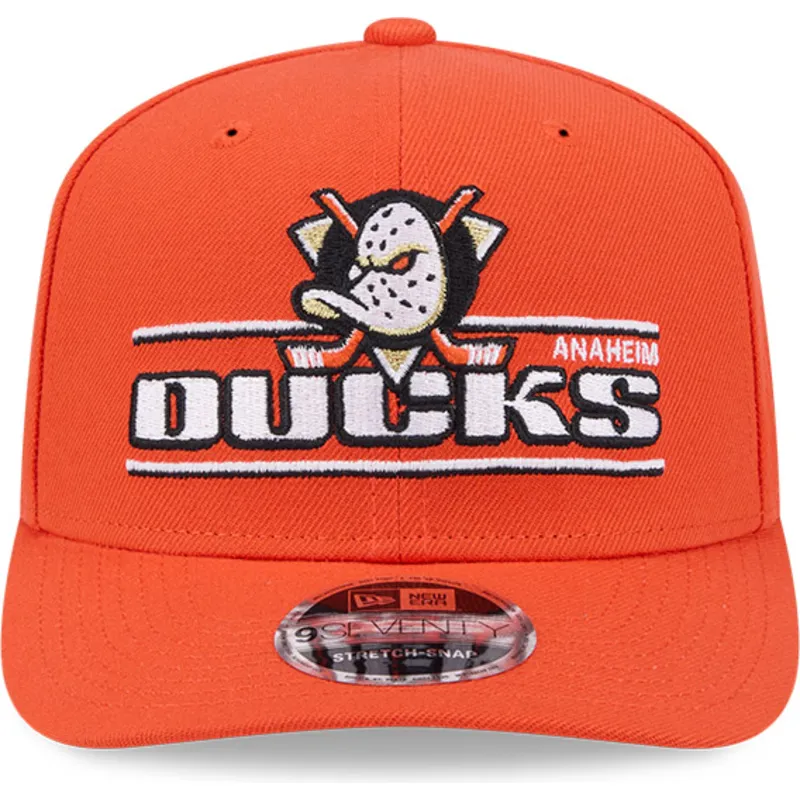 cap-islenkta-orange-snapback-9seventy-stretch-snap-stated-anaheim-ducks-nhl-new-era