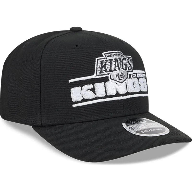 kepure-islenkta-juoda-snapback-9seventy-stretch-snap-stated-los-angeles-kings-nhl-new-era