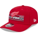 czerwona-czapka-z-daszkiem-snapback-9seventy-stretch-snap-stated-detroit-red-wings-nhl-new-era