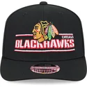czarna-czapka-z-zakrzywionym-daszkiem-snapback-9seventy-stretch-snap-stated-chicago-blackhawks-nhl-od-new-era