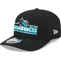gorra-curva-negra-snapback-9seventy-stretch-snap-stated-de-san-jose-sharks-nhl-de-new-era