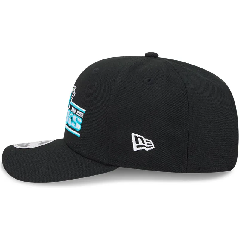 czarna-czapka-z-zakrzywionym-daszkiem-snapback-9seventy-stretch-snap-stated-san-jose-sharks-nhl-new-era