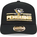 czarna-zakrzywiona-czapka-snapback-9seventy-stretch-snap-stated-pittsburgh-penguins-nhl-od-new-era