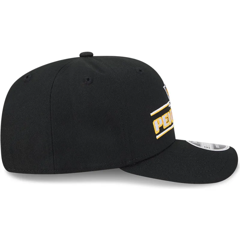 kepure-islenkta-juoda-snapback-9seventy-stretch-snap-stated-pittsburgh-penguins-nhl-new-era