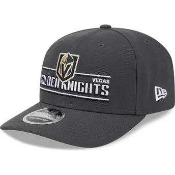 Cap išlenkta gray snapback 9SEVENTY Stretch Snap Stated Vegas Golden Knights NHL New Era