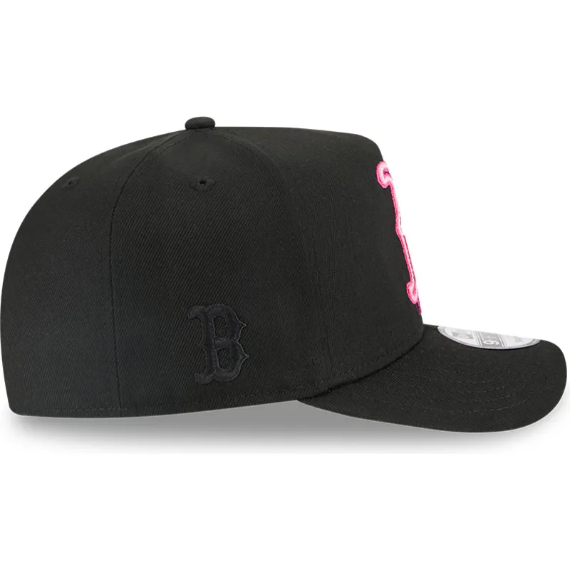 czarna-zakrzywiona-czapka-snapback-9fifty-a-frame-neon-boston-red-sox-mlb-new-era