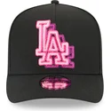 czarna-czapka-z-zakrzywionym-daszkiem-snapback-9fifty-a-frame-neon-los-angeles-dodgers-mlb-new-era