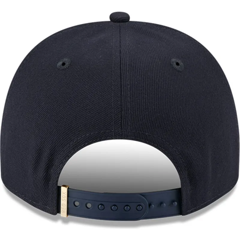 kepure-islenkta-tamsiai-melyna-snapback-9fifty-a-frame-emblem-boston-red-sox-mlb-new-era