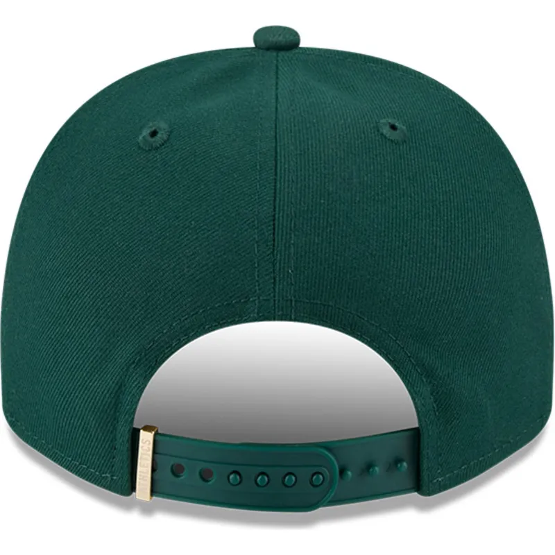 zielona-czapka-z-zakrzywionym-daszkiem-snapback-9fifty-a-frame-emblem-oakland-athletics-mlb-new-era