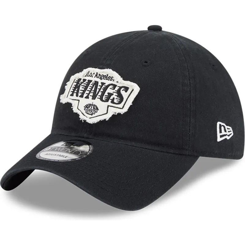 cap-islenkta-black-adjustable-strap-9twenty-stamp-los-angeles-kings-nhl-new-era