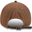 cap-islenkta-brown-adjustable-strap-9twenty-a-frame-wool-pinstripe-new-york-yankees-mlb-new-era