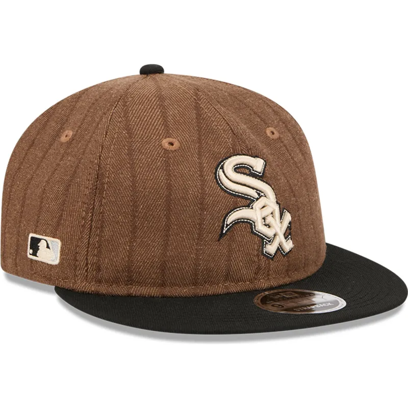 cap-plokscia-brown-adjustable-strap-9fifty-retro-crown-wool-pinstripe-chicago-white-sox-mlb-new-era
