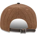 new-era-flat-brim-9fifty-retro-crown-wool-pinstripe-boston-red-sox-mlb-brown-and-navy-blue-adjustable-cap