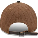 cap-islenkta-brown-adjustable-strap-9twenty-a-frame-wool-pinstripe-atlanta-braves-mlb-new-era