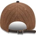 cap-islenkta-brown-adjustable-strap-9twenty-a-frame-wool-pinstripe-boston-red-sox-mlb-new-era