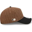 regulowana-brazowo-czarna-czapka-z-zakrzywionym-daszkiem-9twenty-a-frame-wool-pinstripe-chicago-white-sox-mlb-od-new-era