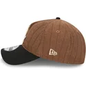 regulowana-brazowo-czarna-czapka-z-zakrzywionym-daszkiem-9twenty-a-frame-wool-pinstripe-chicago-white-sox-mlb-od-new-era