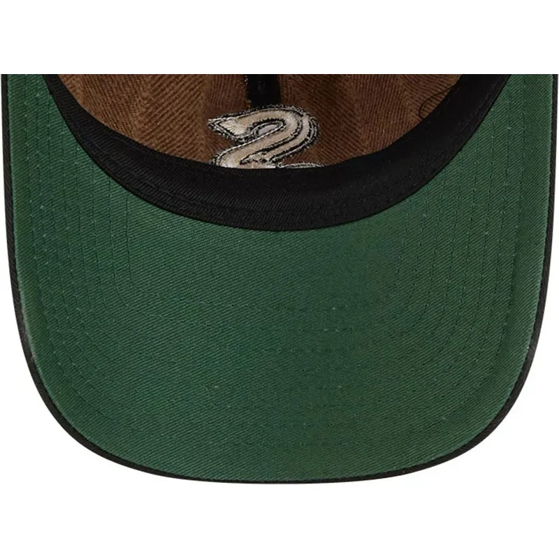 cap-islenkta-brown-adjustable-strap-9twenty-a-frame-wool-pinstripe-chicago-white-sox-mlb-new-era