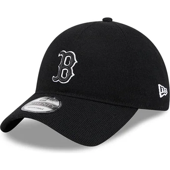 Czarna zakrzywiona czapka regulowana 9TWENTY Merino Wool Boston Red Sox MLB od New Era