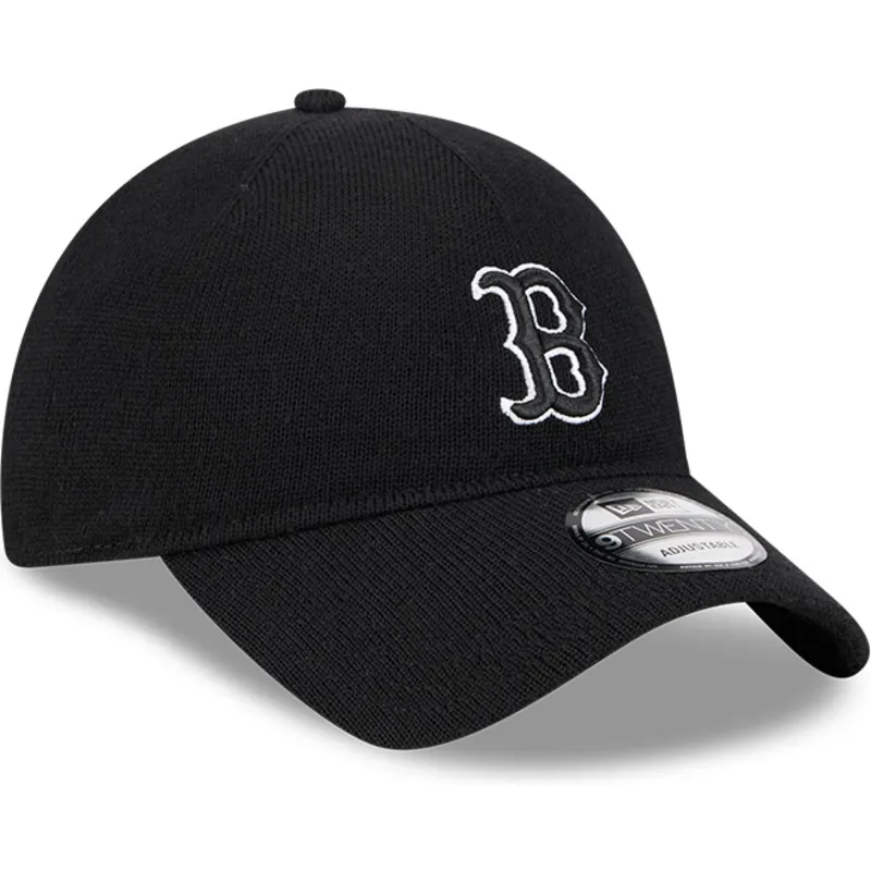 czapka-z-zakrzywionym-daszkiem-czarna-regulowana-9twenty-merino-wool-boston-red-sox-mlb-new-era