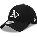 czarna-regulowana-czapka-z-zakrzywionym-daszkiem-9twenty-z-welny-merynosow-oakland-athletics-mlb-marki-new-era