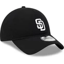 kepure-islenkta-juoda-reguliuojamas-9twenty-merino-wool-san-diego-padres-mlb-new-era