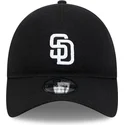 kepure-islenkta-juoda-reguliuojamas-9twenty-merino-wool-san-diego-padres-mlb-new-era