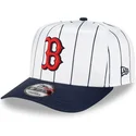kepure-islenkta-balta-snapback-9fifty-a-frame-satin-pinstripe-boston-red-sox-mlb-new-era
