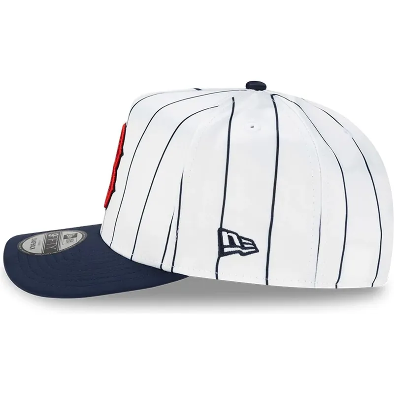 kepure-islenkta-balta-snapback-9fifty-a-frame-satin-pinstripe-boston-red-sox-mlb-new-era