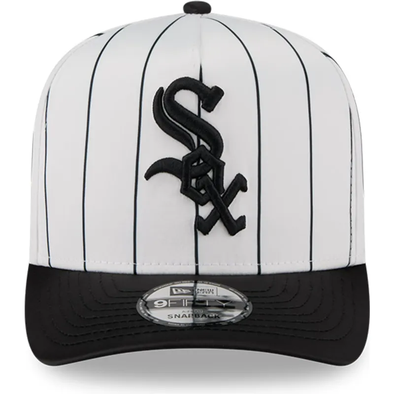 biala-i-czarna-zakrzywiona-czapka-snapback-9fifty-a-frame-satin-pinstripe-chicago-white-sox-mlb-new-era
