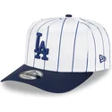 kepure-islenkta-balta-snapback-9fifty-a-frame-satin-pinstripe-los-angeles-dodgers-mlb-new-era