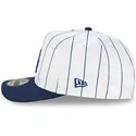 biala-i-niebieska-zakrzywiona-czapka-snapback-9fifty-a-frame-satin-pinstripe-los-angeles-dodgers-mlb-new-era